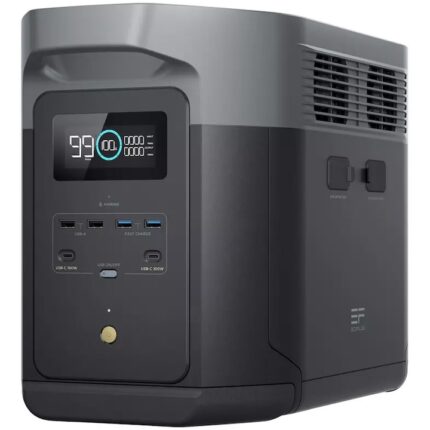 Statie de incarcare portabila EcoFlow Power Station Delta 2 Max 2048Wh, 4xAC 230V, 12V auto, 2xUSB-A, 2xUSB-C