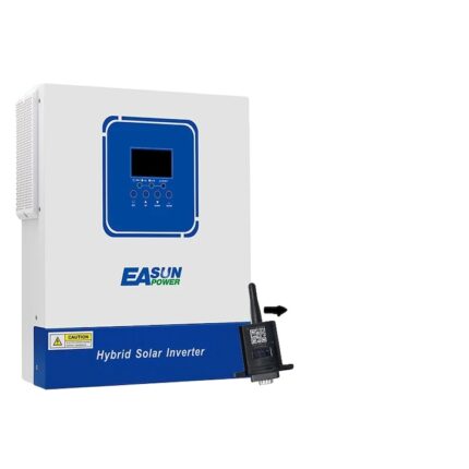Invertor Hibrid Off Grid 4KW 24V, Onda Pura Sinusoidala, MPPT, Wifi, 220V, Monitorizare la Distanta, Multicolor