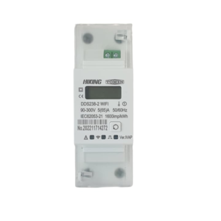 Contor monofazat de energie electrica, WIFI, dublu sens, smartmeter, 230V, 50A, display led