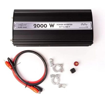 Invertor 2000 W, sinus pur, 12 V - 220 V, auto si sisteme panouri solare, inverter unda pura, tir, rulota, autorulota, testat osciloscop, barca, casa