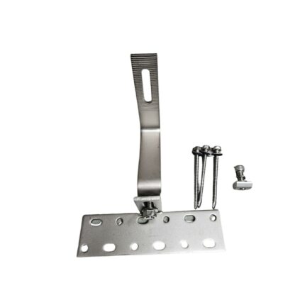 Clema reglabila pentru acoperis tigla compatibila cu sinele R19 / R22 (prindere laterala)