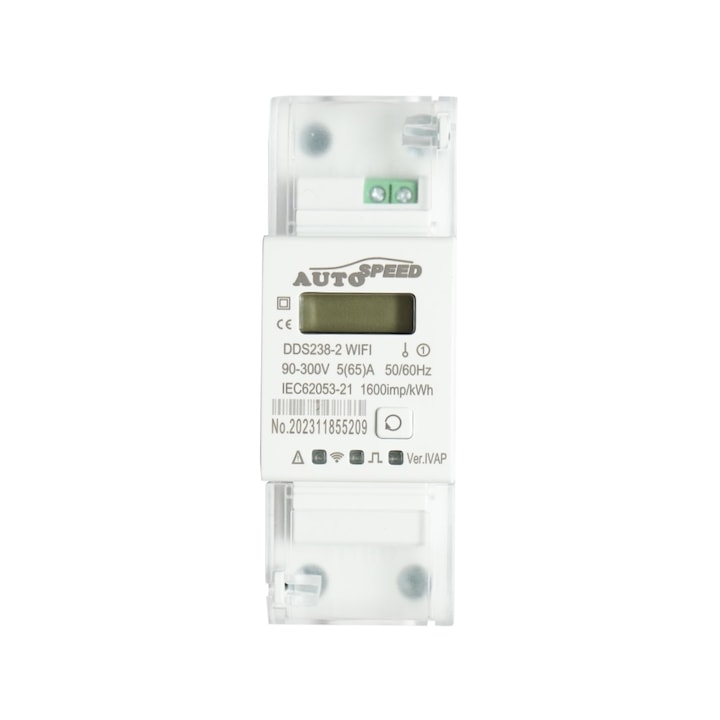Smart Meter monofazic 220V, 65A, DDS238-2 WIFI Tuya, Smart Life