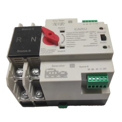 Comutator automat ATS (manager de retea) 230 V / 100A pentru sisteme fotovoltaice, 2 poli