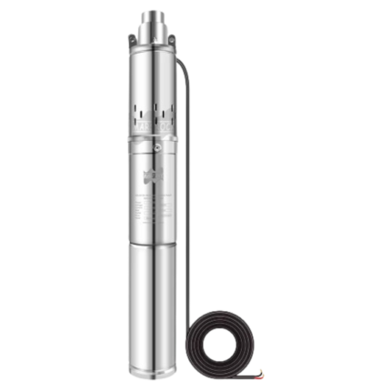 Pompa submersibila solara, 750W, 100M inaltime, inox, set panouri solare, multicolor