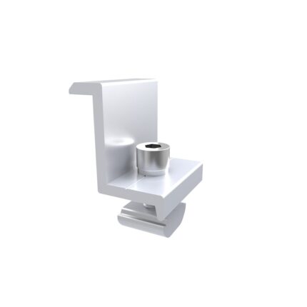 Clema de capat pentru profil U, 30mm, aluminiu, Corab ECO
