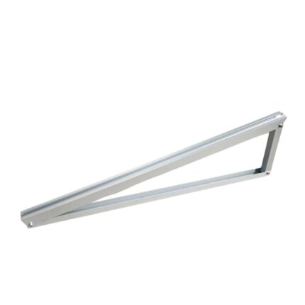 Triunghi de montaj din aluminiu pentru panouri fotovoltaice L1400, unghi de 15 grade