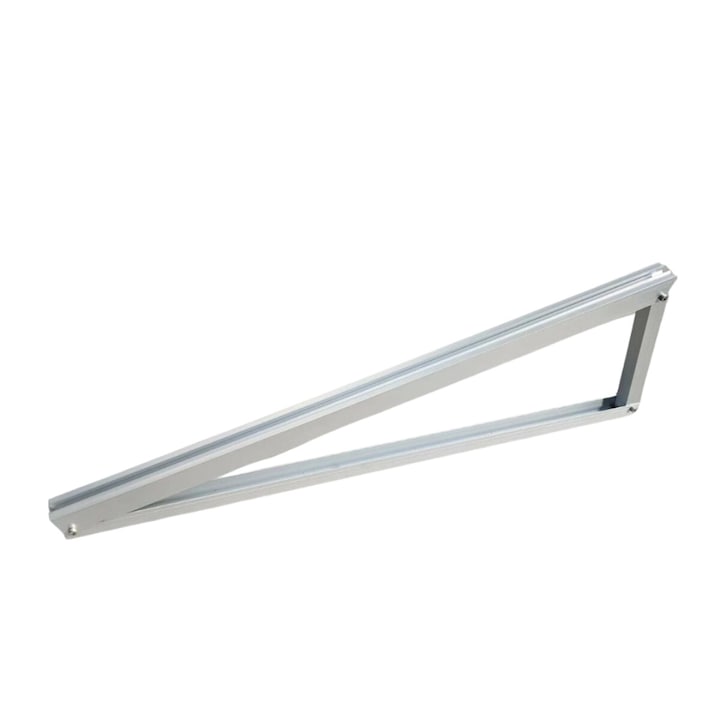 Triunghi de montaj din aluminiu pentru panouri fotovoltaice L1400, unghi de 15 grade