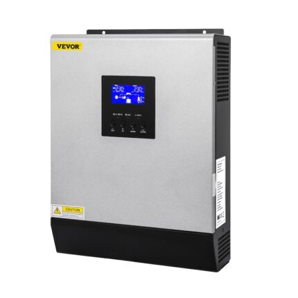 Invertor solar hibrid, Vevor, Putere 2400 W, DC 24VDC, Ecran LCD, Alimentare 220-240 V, 3000 VA