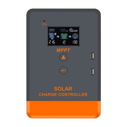 Controler Solar, MPPT, Eficienta 97%, Display LCD, Negru/Portocaliu, 20A