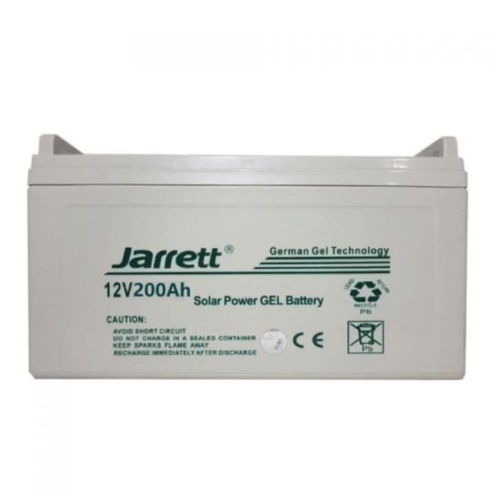Acumulator Solar gel, Jarrett, 12 V, 200 AH