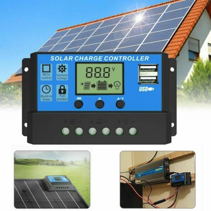 Controler panou solar 12/24V 30A mini dual USB