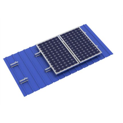 Kit structura mini montaj 8 panouri fotovoltaice acoperis metalic
