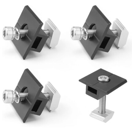 Set 4 cleme montare panou solar Tovbmup, 30mm