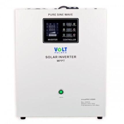 Invertor SINUSPRO-2200S, VOLT POLSKA, 12 V, 1400 - 2200 W, Alb