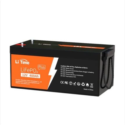 Baterie cu litiu LiFePO4 Plus, LiTime, Multifunctionala, 12V, 400Ah, Negru