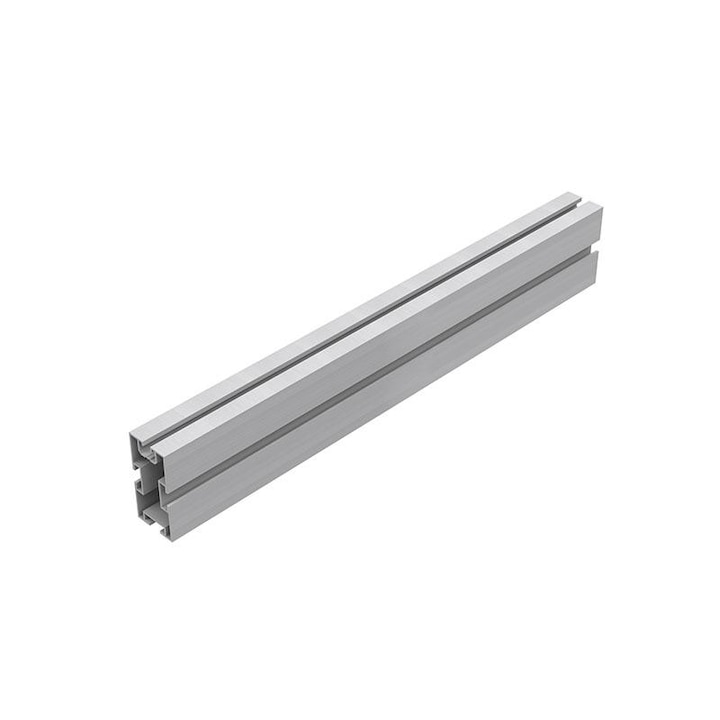 Profil din aluminiu 4400mm, intarit cu canale pentru suruburi cu cap T