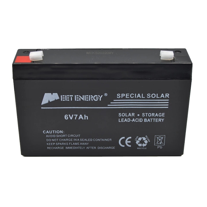 Acumulator pentru panou solar Meet Energy 6V 7Ah