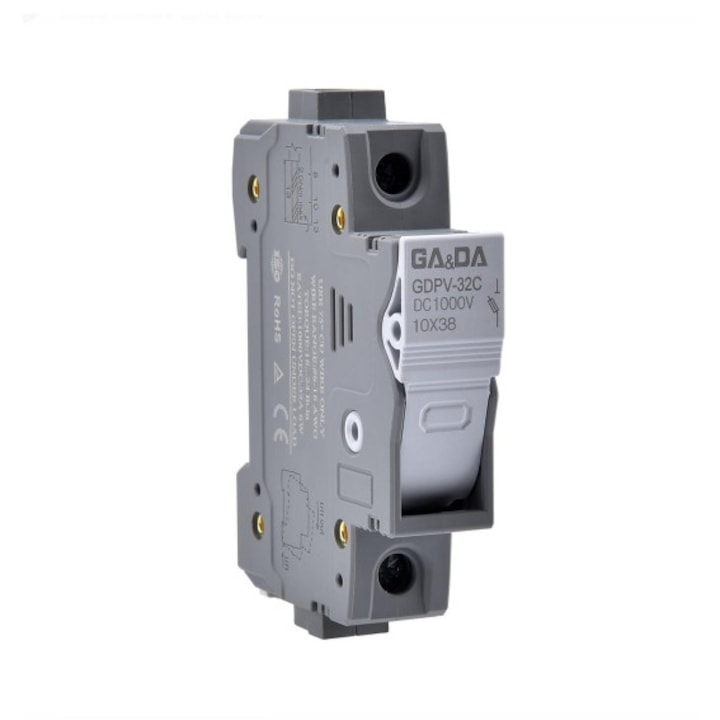 Soclu Siguranta Fuzibil Curent Continuu Fotovoltaic 1P - Raldio