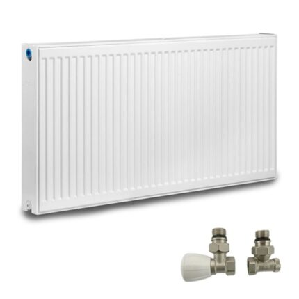 Pachet calorifer din otel KOPH, tip 22, 300 x 1800 mm, 2286 W, Set 2 robineti tur-retur