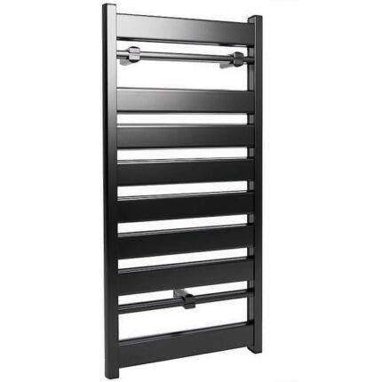 Calorifer de baie, Altherm, aluminiu, 755W, 900x400, negru mat