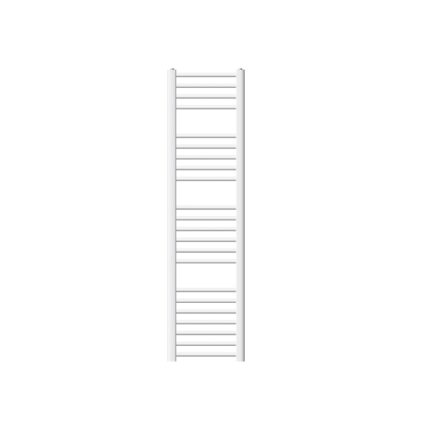 Radiator (calorifer) baie, ECD Germany, model Sahara, 300 x 1400 mm, alb, drept, cu racordare laterala, port-prosop