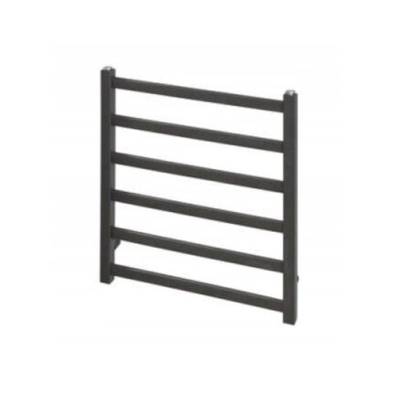 Radiator baie, PSB, 263 W, 59.5 x 53 cm, Negru