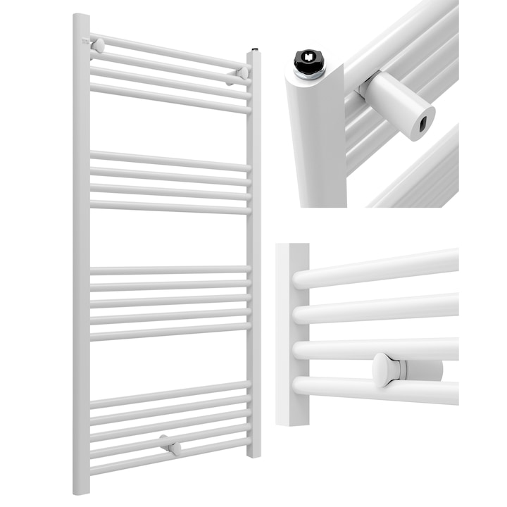 alb Calorifer baie GRANITAN Puerto, 60x120cm, alb, design modern