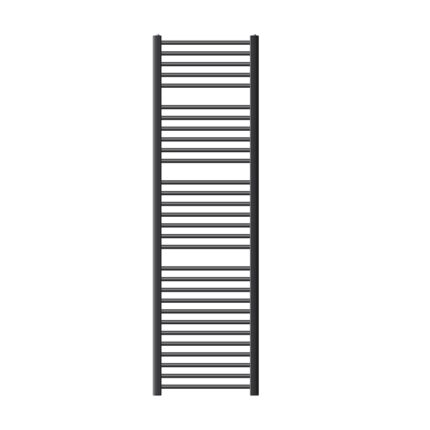 Radiator (calorifer) baie, ECD Germany, model Sahara, 500 x 1800 mm, crom, drept, cu racordare laterala, port-prosop
