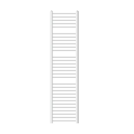Calorifer de baie LuxeBath, model Sahara, alb, otel, 400x1800 mm, drept cu racord lateral