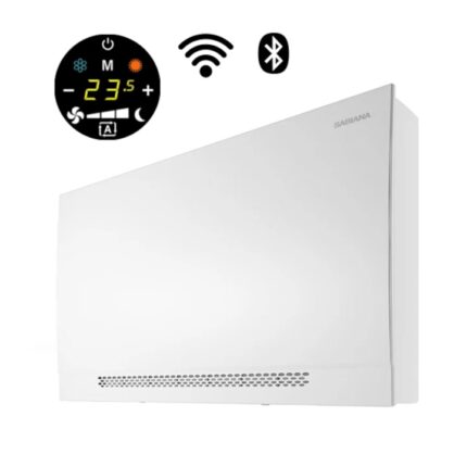 Ventiloconvector SABIANA Whisper 50 slim, montaj mural, pentru incaperi de pana la 36 mp