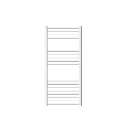Calorifer baie LuxeBath, model Sahara, alb, otel, LuxeBath, 600x1200 mm, drept cu racordare laterala