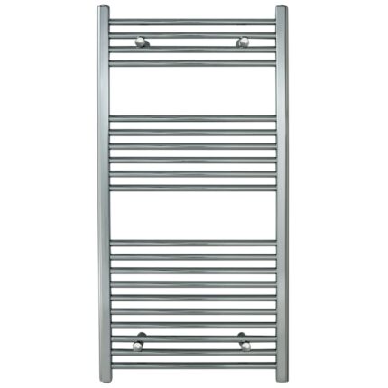 Calorifer baie, Hirapan, Otel, 400x600mm, 287W, 2.36l, Crom