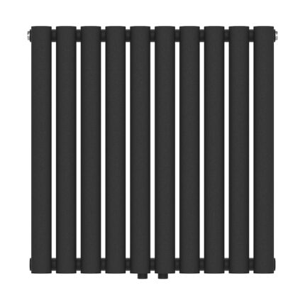 Radiator, neu.haus, PXAF-0012 Nore, 60 x 60 x 5, 6 cm, otel, negru, 449 W