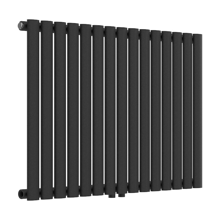 Radiator, neu.haus, PXAF-0013 Nore, 60 x 90 x 5, 6 cm, otel, negru, 653 W