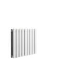 Radiator orizontal plat, racord central de 1/2 toli, dublu strat, 600 x 614 mm, 819 W, alb, Aquamarin