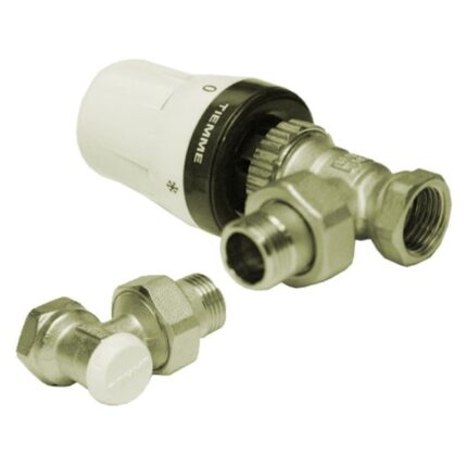 Kit robinet termostatat + cap termostatic + rob. retur 1/2 Tiemme