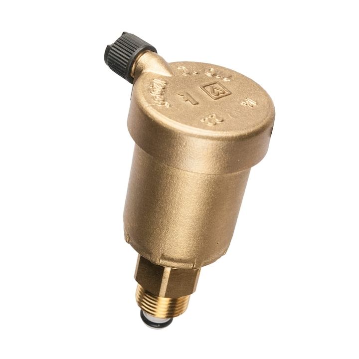 Aerisitor (dezaerator) automat Herz Armaturen cu valva de izolare DN15 PN 10 1 2630 01