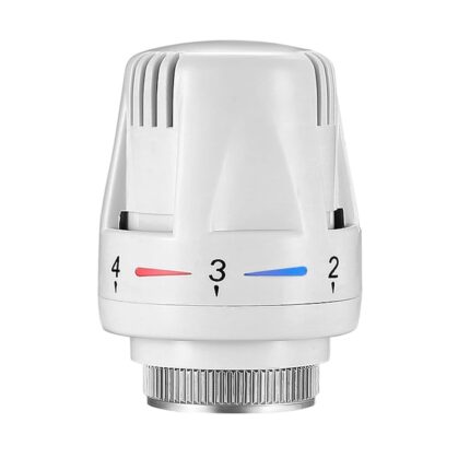 Cap termostatic pentru calorifer, Sunmostar, plastic, filet M30 x 1.5, alb