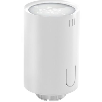 Cap termostatic inteligent pentru calorifer Meross MTS150, Control aplicatie, Wi-Fi
