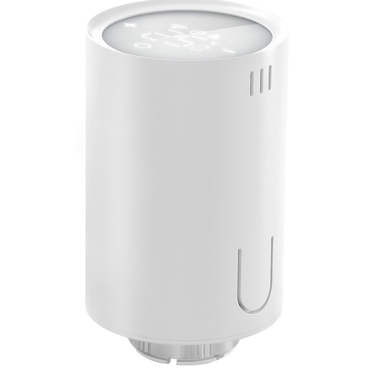 Cap termostatic inteligent pentru calorifer Meross MTS150, Control aplicatie, Wi-Fi