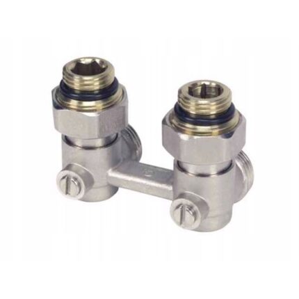 Supapa calorifer, Diamond, Alama, 44 mm, Argintiu/Auriu