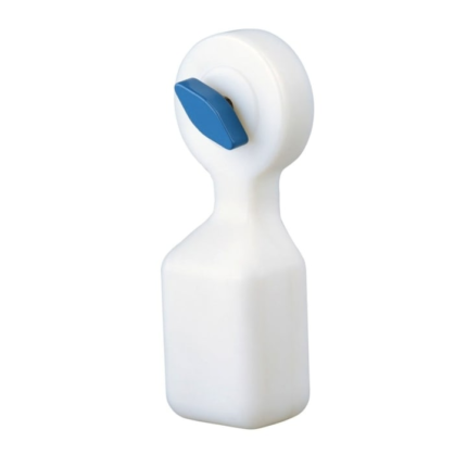 Dispozitiv cu recipient pentru scurgere destinat aerisirii caloriferelor sau radiatoarelor, Alb