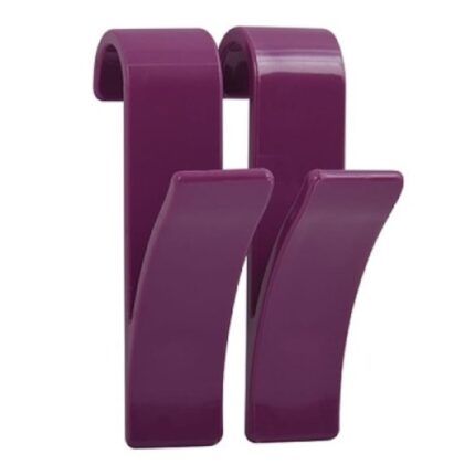 Set 2 carlige pentru prosoape violet