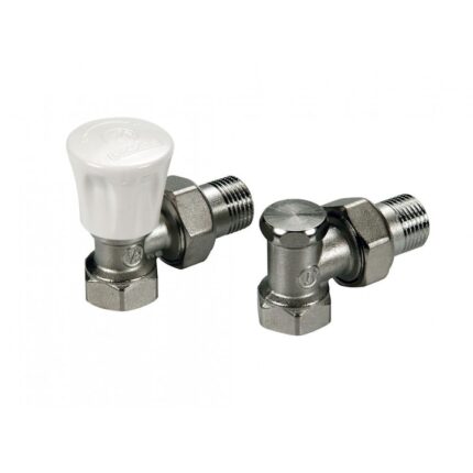 Set robineti radiator tur+retur 1/2"