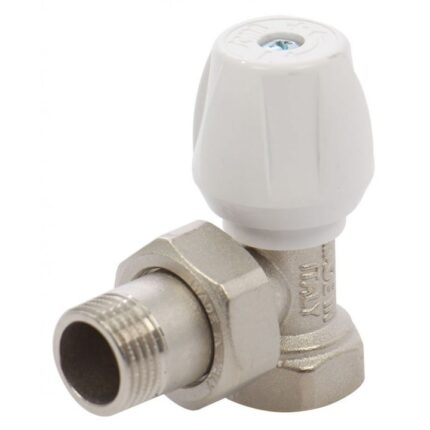 Robinet tur pentru calorifer ICMA, 1/2, alama nichelata