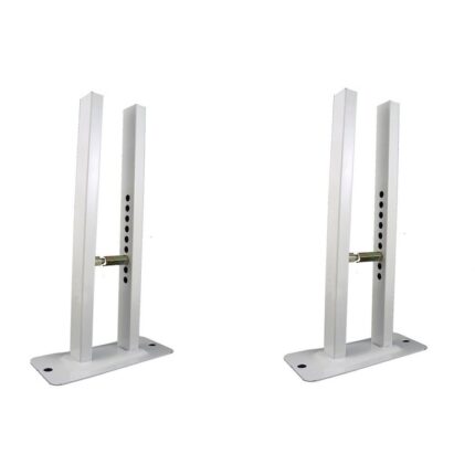 Set 2 x Suport radiator, Watts, 390 mm, Argintiu