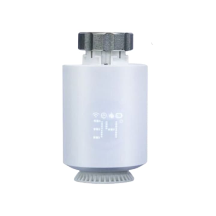 Termostat inteligent MRSALES, supapa electronica inteligenta pentru radiator, control aplicatie telefon mobil, controler inteligent de temperatura, Compatibil cu Google Home si AIexa