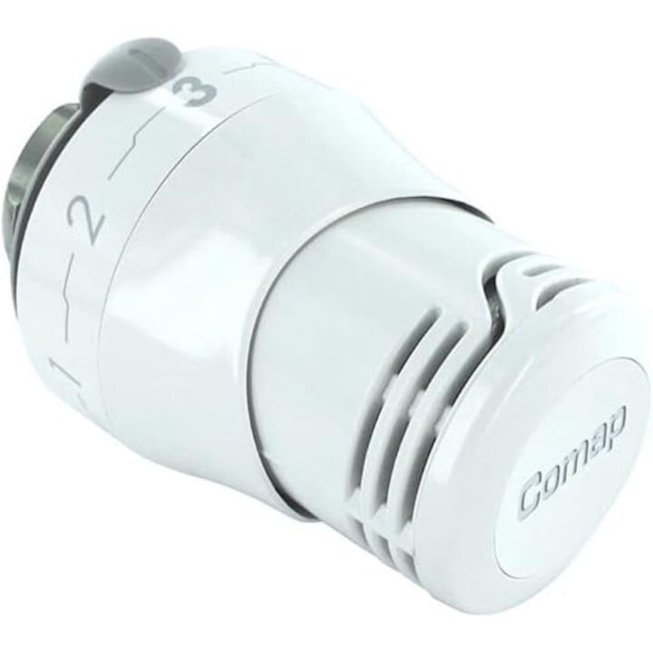 Cap termostatic, Comap, Senso M30-R100100, cu senzor de lichid RI, neutru, Alb