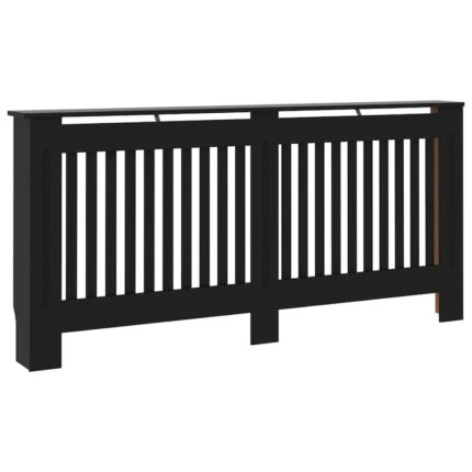 Protectie radiator Zakito Europe, MDF, negru, 172x19x81cm
