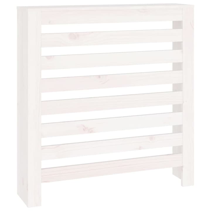 Capac radiator din lemn, 79,5x19x84 cm, alb